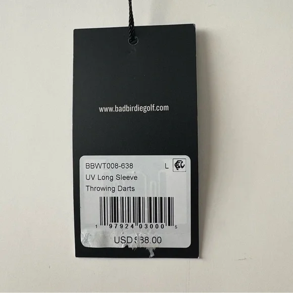 Women’s Bad Birdie Golf Blade UV Quarter Zip Pullover Large NWT MSRP $88 - Picture 6 of 6